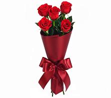 Букет 5 Красных роз Эдлесс Лав в Армянске