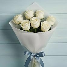 Букет 7 Белых роз Эдлесс Лав #REPLACE_PRED# Армянске