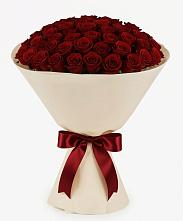 Букет 101 Бордовая роза Блэк Бакарра в Армянске