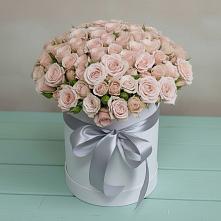 Цветочная композиция из Розы в шляпной коробке #REPLACE_PRED# Армянске