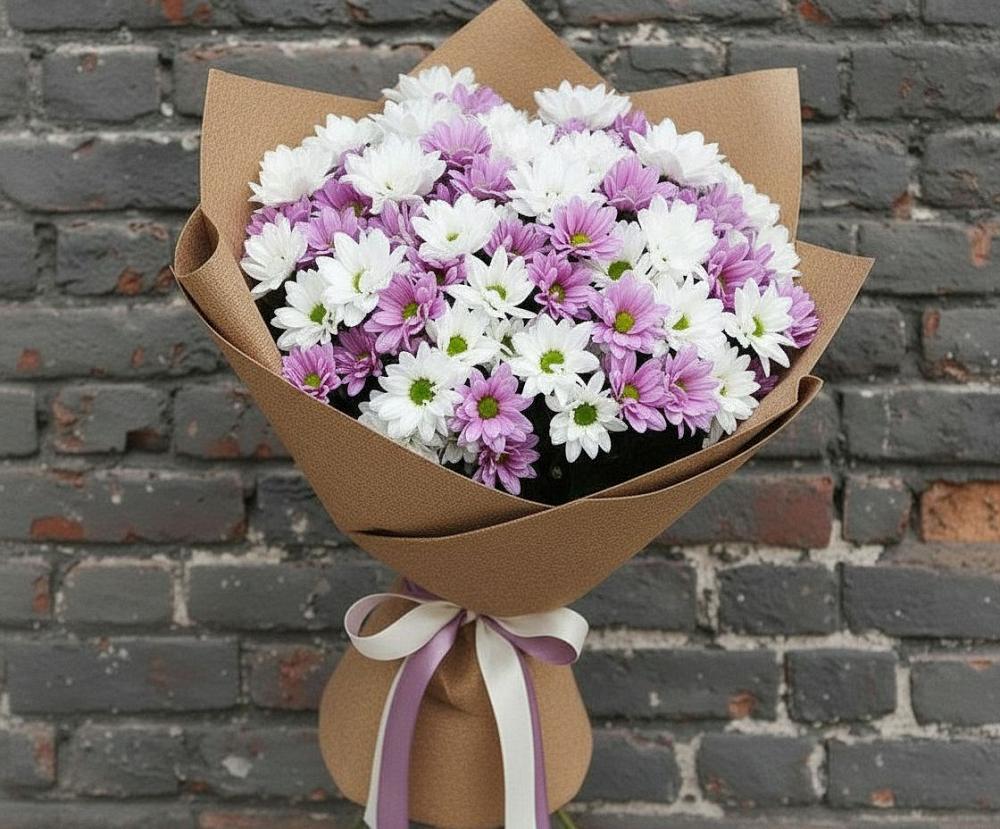 Букет цветов из: Хризантемы в Армянске
