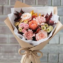 Букет цветов из:  Гвоздики, Хризантемы и Розы в Армянске