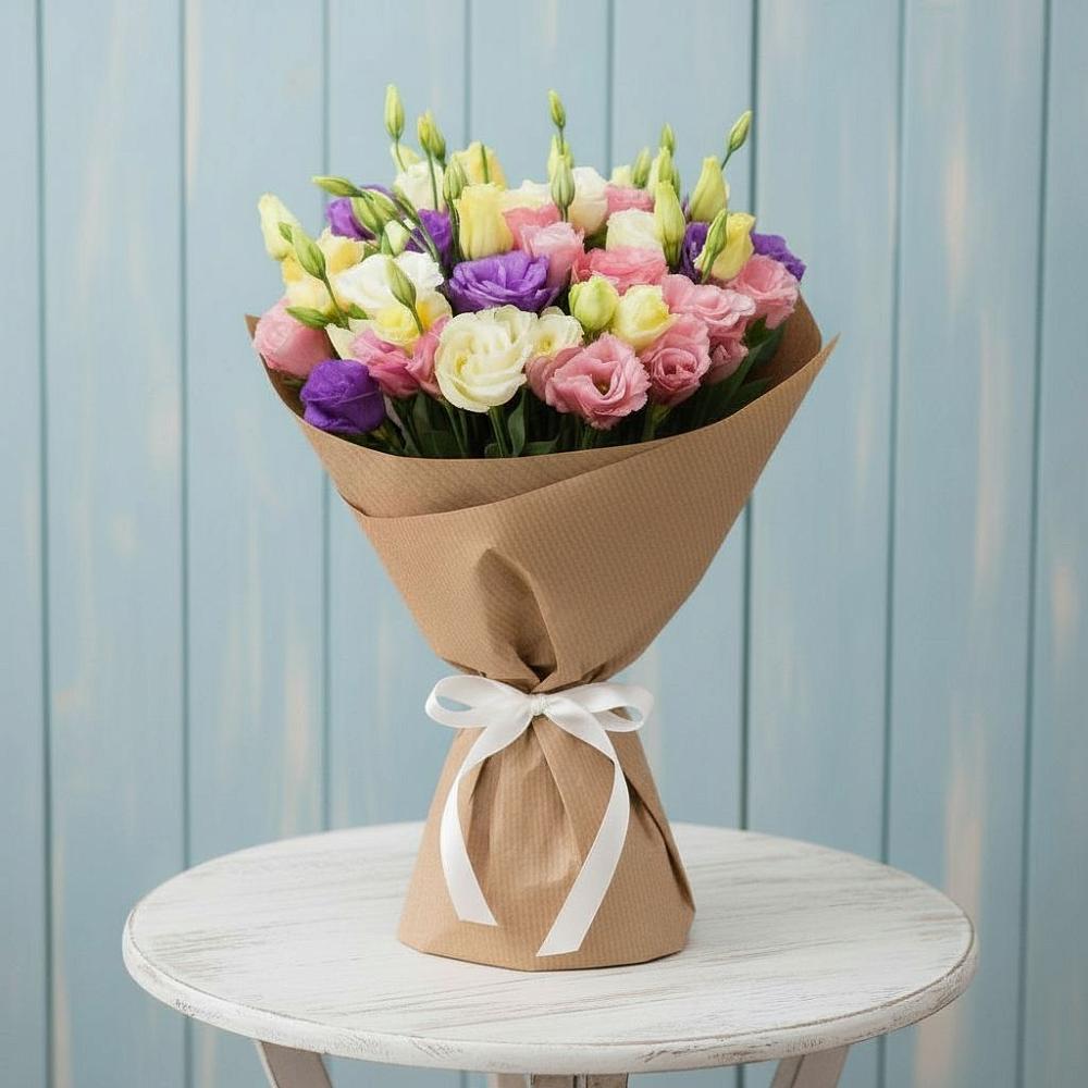 Букет цветов из: Лизиантусы в Армянске