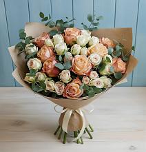 Букет цветов из:  Альстромерии и Розы в Армянске