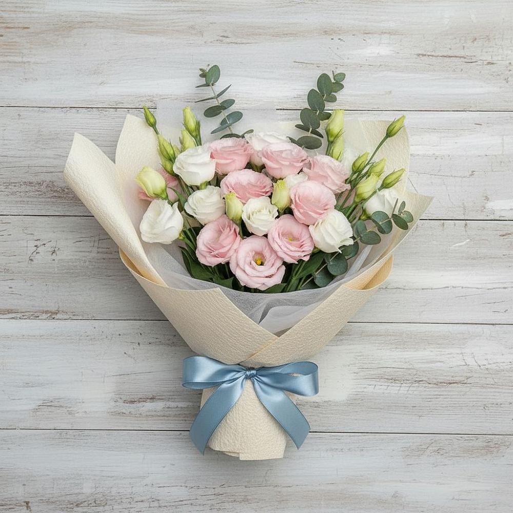 Букет цветов из: Лизиантусы в Армянске